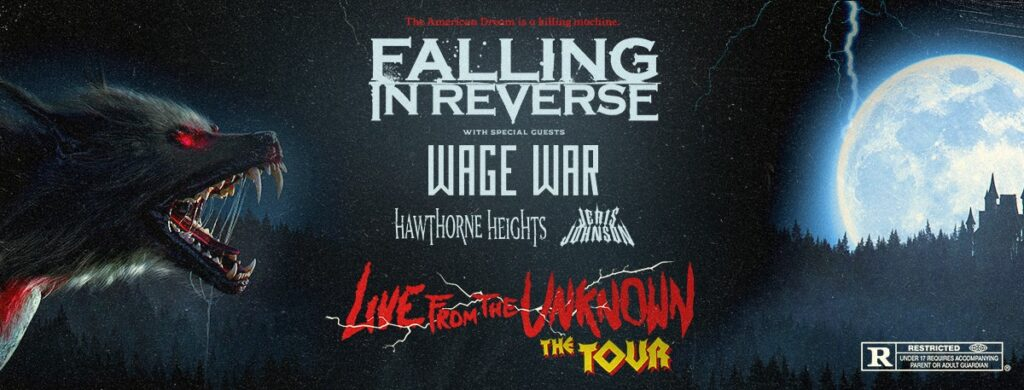 Falling in Reverse Concert Locations
