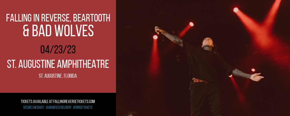 Falling In Reverse, Beartooth & Bad Wolves at Falling in Reverse Concert Tickets tickets Falling In Reverse, Beartooth & Bad Wolves at Falling in Reverse Concert Tickets