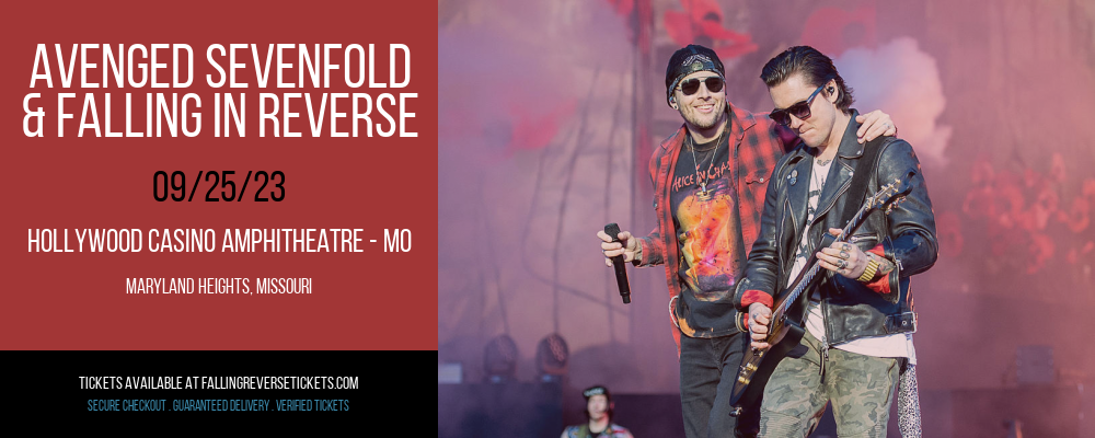 Avenged Sevenfold & Falling In Reverse at Falling in Reverse Concert Tickets tickets Avenged Sevenfold & Falling In Reverse at Falling in Reverse Concert Tickets