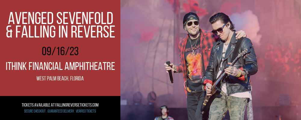 Avenged Sevenfold & Falling In Reverse at Falling in Reverse Concert Tickets tickets Avenged Sevenfold & Falling In Reverse at Falling in Reverse Concert Tickets
